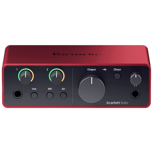  כרטיס קול Focusrite Scarlett Solo 4th Gen