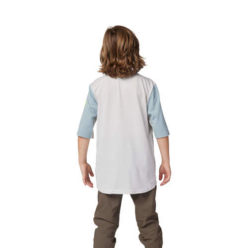 חולצת רכיבה קצרה לילדים פוקס טורקיז  -FOX YTH RANGER SS JERSEY V24