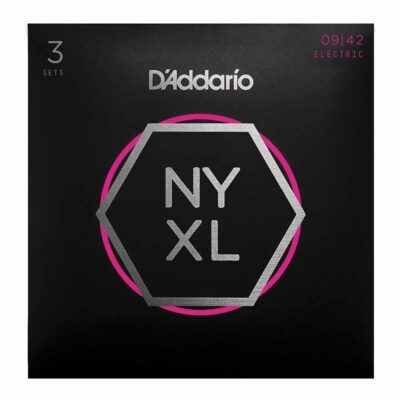 3 סטים מיתרים לגיטרה חשמלית דדריו – 09-42 –  NYXL0942-3P Nickel Wound 3Pack