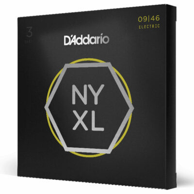 3 סטים מיתרים לגיטרה חשמלית דדריו – 09-46 – NYXL0946-3P Nickel Wound 3Pack