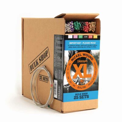 25 סטים מיתרים לגיטרה חשמלית דדריו – 10-46 –  EXL110-B25 Nickel Wound 25Pack