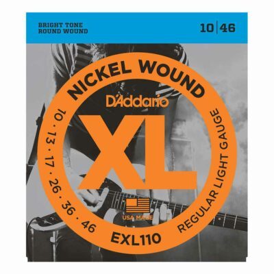 מיתרים לגיטרה חשמלית דדריו – 10-46 –  EXL110 Nickel Wound