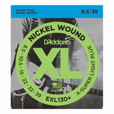 מיתרים לגיטרה חשמלית דדריו – 8.5-39 –  EXL130+ Nickel Wound