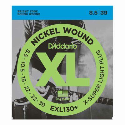 מיתרים לגיטרה חשמלית דדריו – 8.5-39 –  EXL130+ Nickel Wound