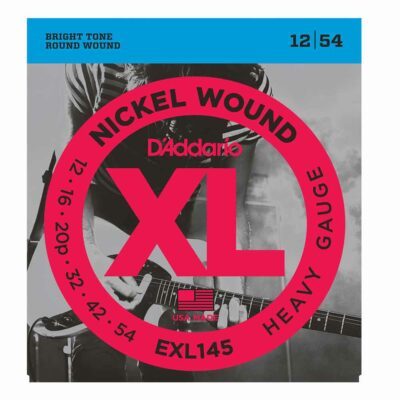 מיתרים לגיטרה חשמלית דדריו – 12-54 – EXL145 Nickel Wound