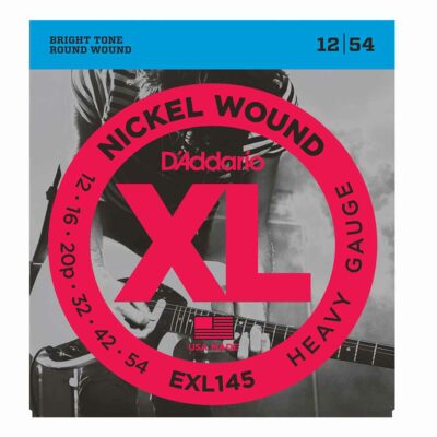 מיתרים לגיטרה חשמלית דדריו – 12-54 – EXL145 Nickel Wound