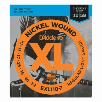מיתרים לגיטרה 7 חשמלית דדריו – 10-59 –  EXL110-7 Nickel Wound 7 String