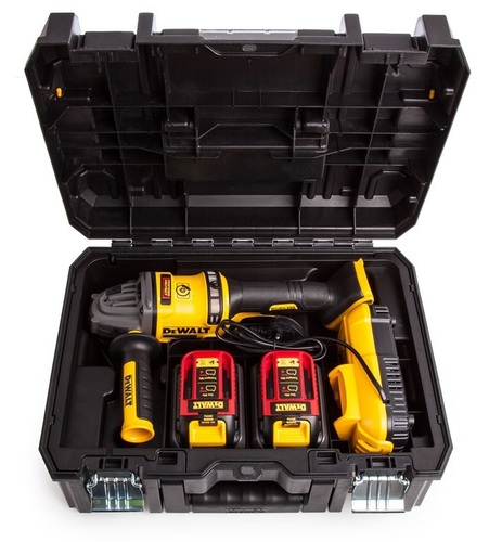  משחזת זוית נטענת ברשלס DeWalt 54V דגם DCG414T2 
