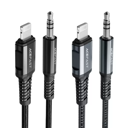 כבל אלומיניום C1-06 Lightning to 3.5mm AUX ACEFAST