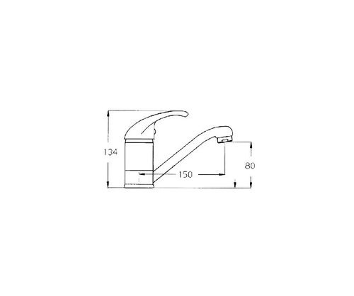 ברז פרח חמת לכיור רחצה Rotem 900142 רותם חמת
