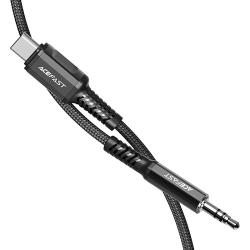 כבל אלומיניום Acefast c1 - 08 Type-C To 3.5mm