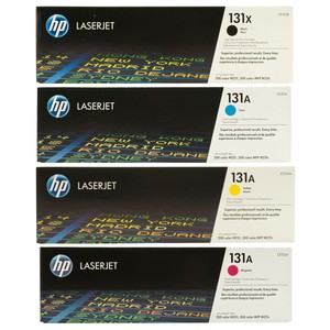 סט 4 טונרים מקוריים CF210X/211/212/213A HP
