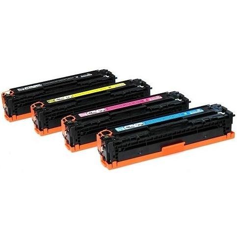 סט 4 טונרים תואמים HP CF210X/211/212/213A 