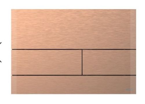 לחצן TECEsquare 9240833 בגימור רוז' גולד מט מוברש