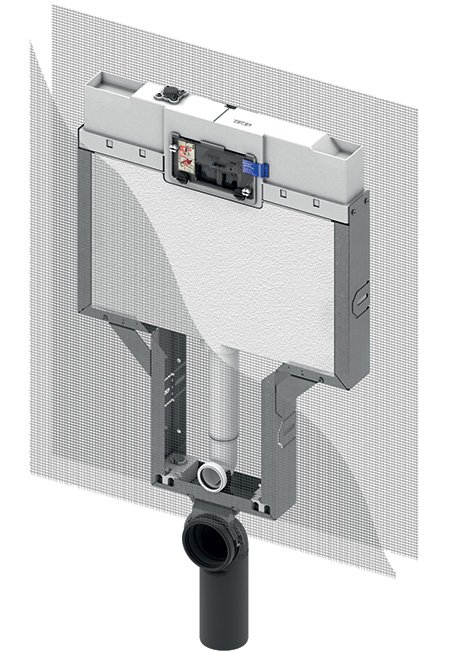 מיכל הדחה לקירות בלוקים TECEbox Octa 9370008