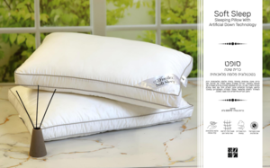 כרית שינה איכותית פלומה מלאכותית 50/70 SOFT SLEEP