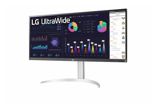 מסך אולטרא וויד 34 UltraWide IPS WFHD Monitor LG 34WQ650-W & USB Type-C