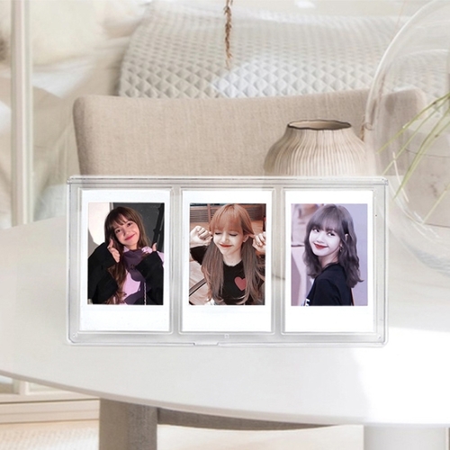 מעמד שקוף ל-3 תמונות Instax Mini