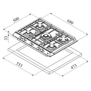 ‏כיריים גז Teka EX7015G תקה טקה