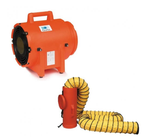 מפוח + שרוול לחלל מוקף-  200+WP 012 תוצרת PROTEKT