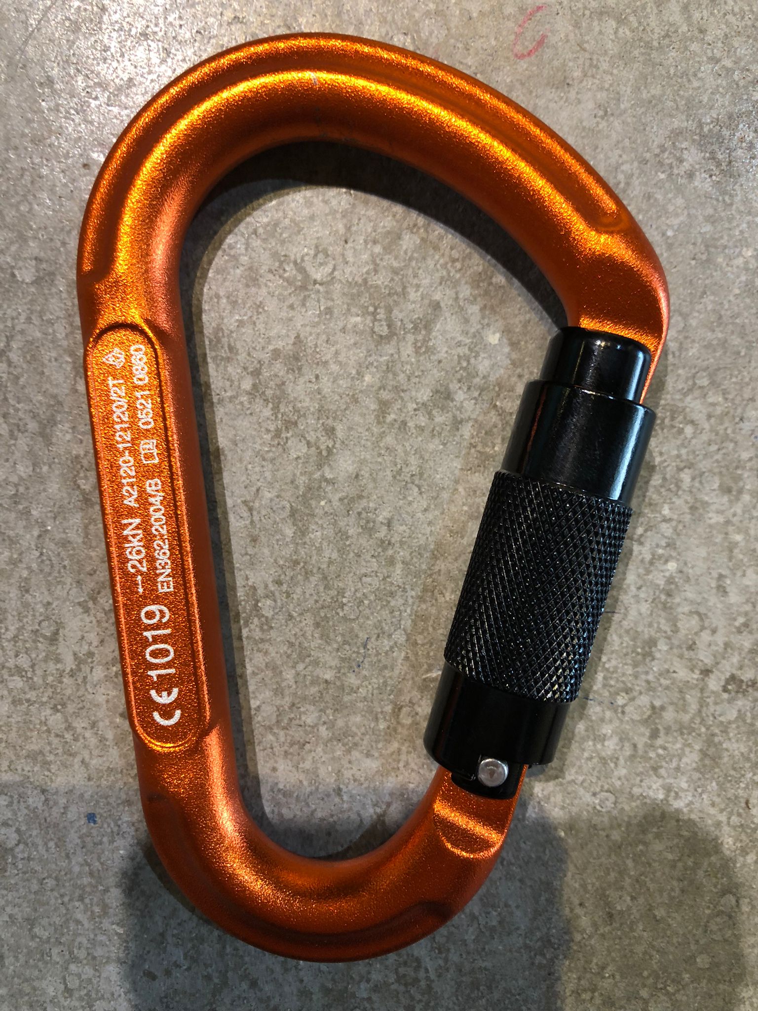 טבעת אגסית נעילת טוויסטלוק ROPE ACCESS