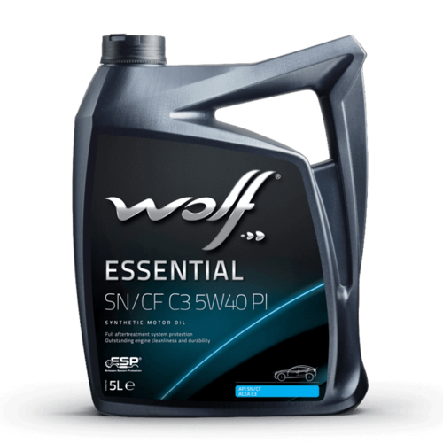 ‏שמן מנוע Wolf Essential SN/CF C3 5W-40 PI | ‏5 ליטר