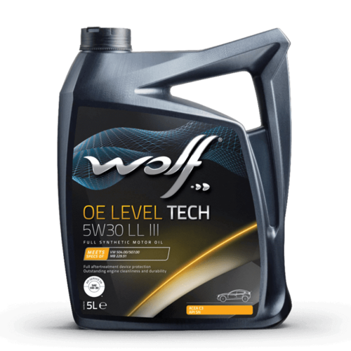 ‏שמן מנוע Wolf OE Level Tech 5W-30 LL | ‏5 ליטר