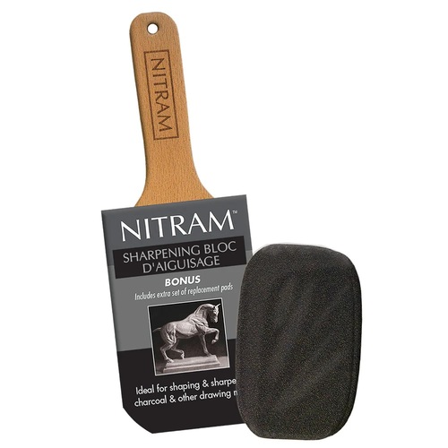 מחדד פחם + מילויים Sharpening Bloc NITRAM