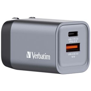 מטען קיר 35W 2-Port GaN USB-A/C מבית Verbatim