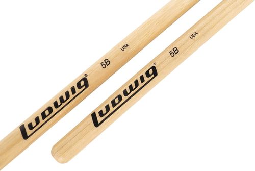 מקלות תופים ראש עץ LUDWIG 5B