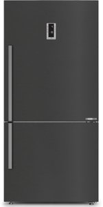 מקרר מקפיא תחתון שחור BLOMBERG 554L דגם KND3956XBRP