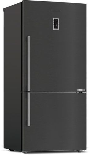 מקרר מקפיא תחתון שחור BLOMBERG 554L דגם KND3956XBRP