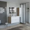 ארון אמבטיה תלוי כיור אינטגרלי מידה 60-120 BR25076