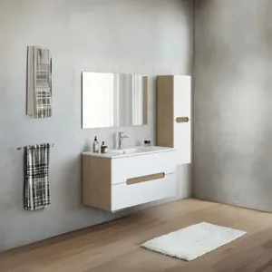 ארון אמבטיה תלוי כיור אינטגרלי מידה 60-120 BR25086