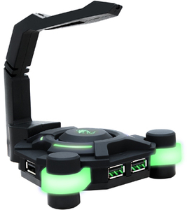 מפצל 4 כניסות USB עם מנהל כבל לעכבר Dragon GPDRA-USS-G
