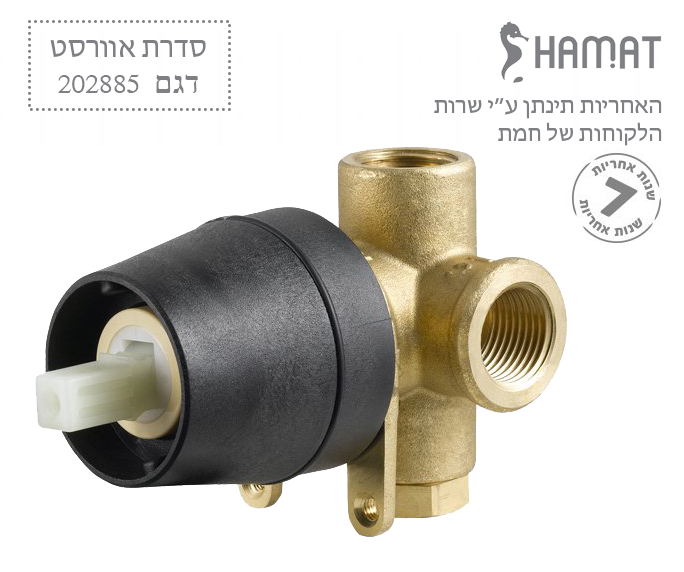 גוף פנימי בלבד של אינטרפוץ 3 דרך | 202885 | חמת HAMAT (אוורסט , מצדה)