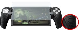 מארז 2 ב- 1 הכולל כיסוי סיליקון + מגן מסך ל- ™PlayStation Portal מבית Dragon דגם GPS5-PORSNS