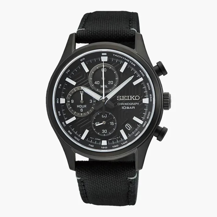שעון SEIKO כרונוגרף לגבר 39 ממ