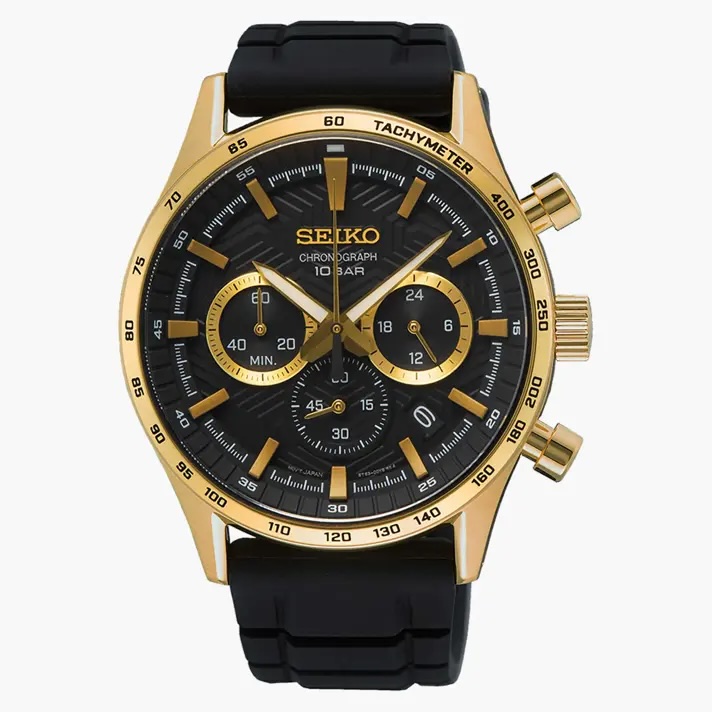 שעון SEIKO כרונוגרף לגבר 43 ממ
