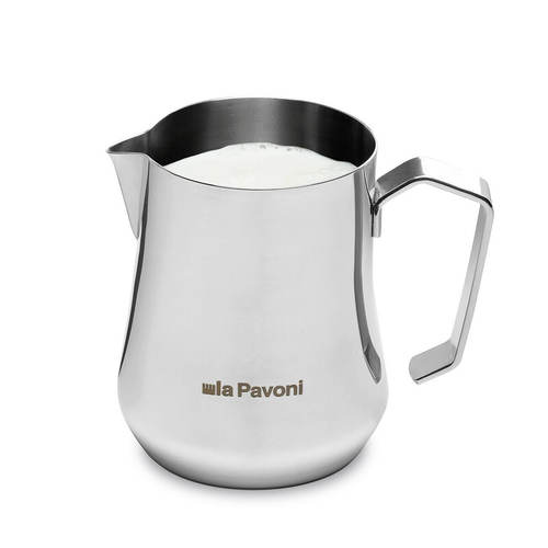 La Pavoni lattiera 350ml steel con logo