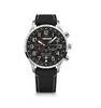 Attitude Chrono שעון יוקרה לגברים SWISS WENGER BLACK DAIL