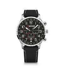 Attitude Chrono שעון יוקרה לגברים SWISS WENGER BLACK DAIL wenger swiss