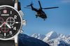 Attitude Chrono שעון יוקרה לגברים SWISS WENGER BLACK DAIL