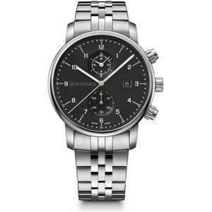Urban Classic Chrono שעון יוקרה לגברים SWISS WENGER BLACK DAIL wenger swiss