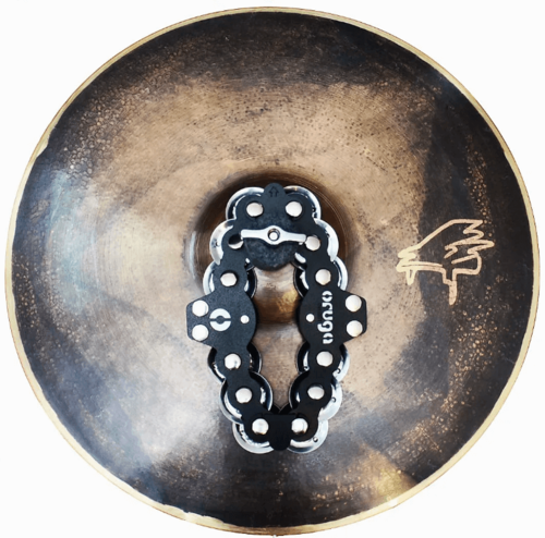 אפקט לתופים - ג'ינגל מתמגנט לתופים או למצילות OMJ עם 12 צלצלים ORUGA MEDIUM JINGLE מבית ORUGA