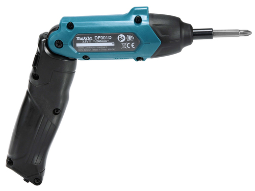 מברגה מתקפלת (מלפפון) נטענת עם אביזרים - MAKITA DF001DW 4N/m 3.6V