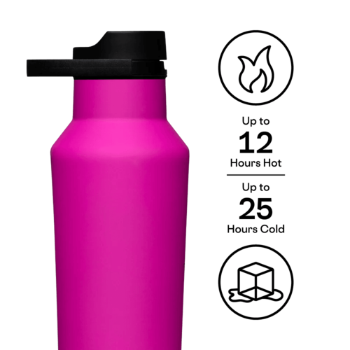 בקבוק 600ML CANTEEN פוקסיה פיית ספורט