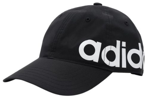 כובע עם מצחיה שחור כיתוב adidas בצד