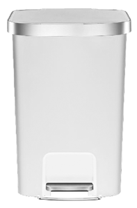פח רגלית 50 ליטר EKO EKO6255 NEW HANA לבן