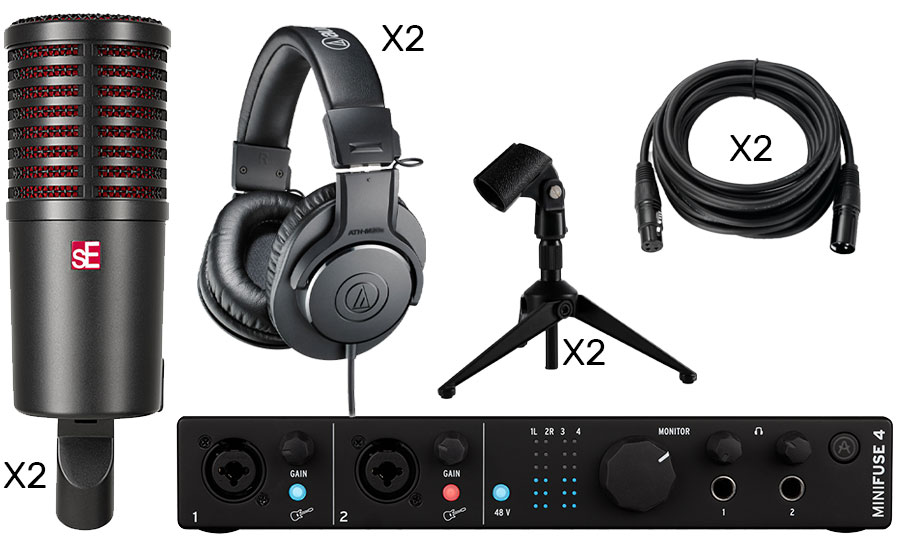 חבילת Podcast Pro Twin M07